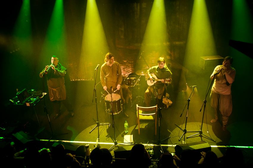 Zespół podczas występu